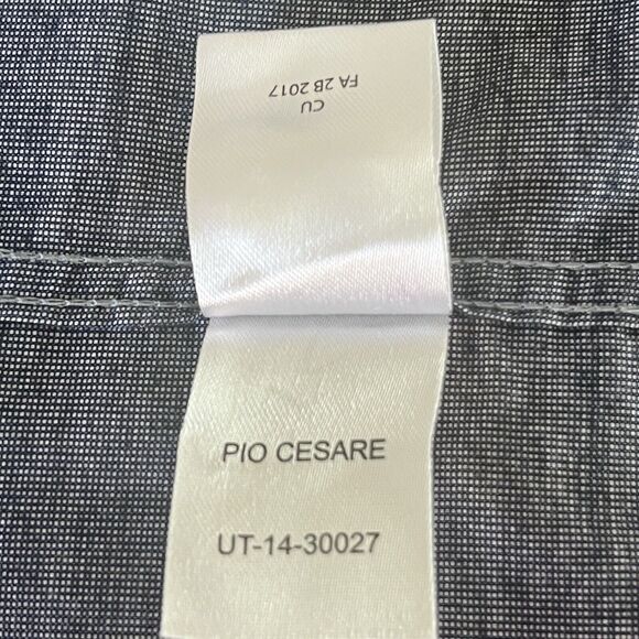 UNTUCKit Wrinkle Free Pio Cesare Shirt Mens Size XXL Blue Cotton‎ Essential - Picture 9 of 12